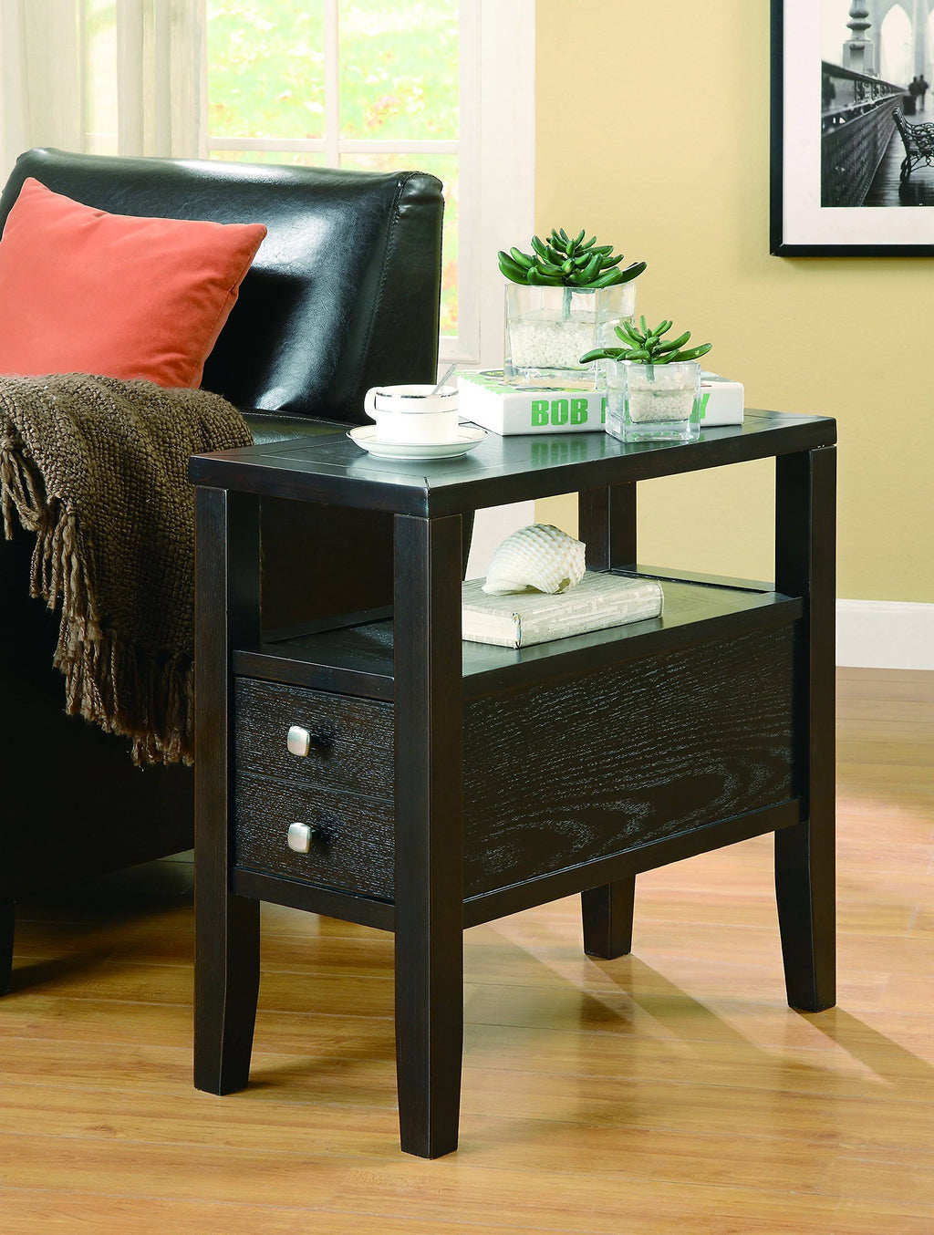 Cappuccino Chairside Table U464524