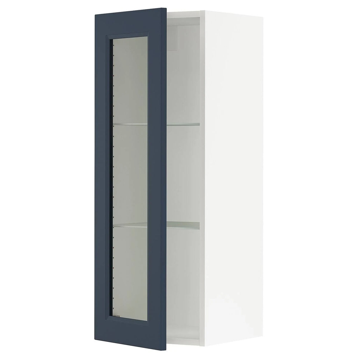 White Wall Cabinet with Glass Door Z667