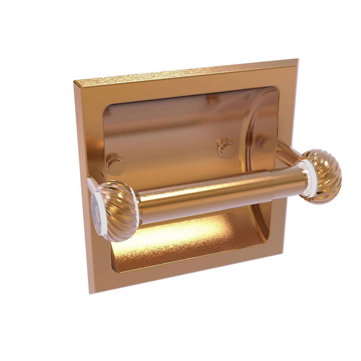 Recessed Toilet Paper Holder Brushed Bronze L50832