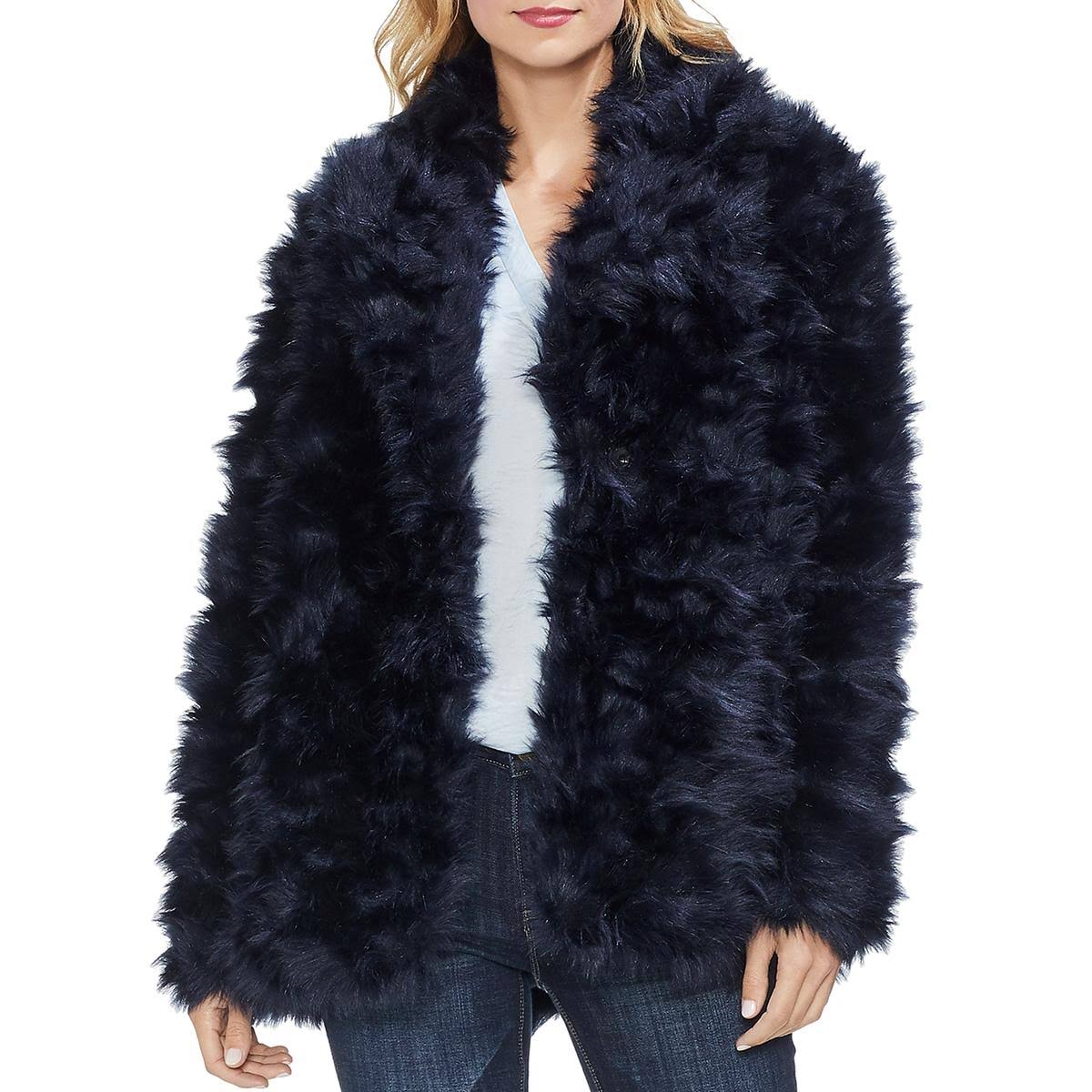 Womens Shaggy Faux Fur Coat P5569
