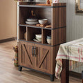 Distressed Walnut Buffet Cabinet M1889