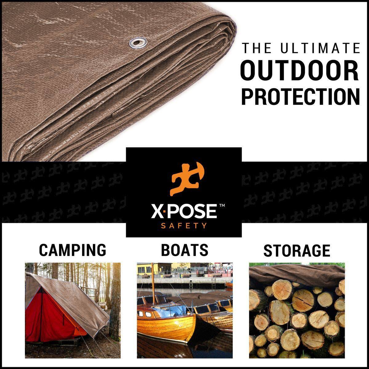Brown Poly Tarps Case of 12 G3449