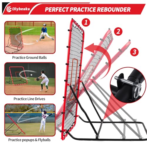 48" x 52" Baseball & Softball Rebounder Net with Carry Bag R98294
