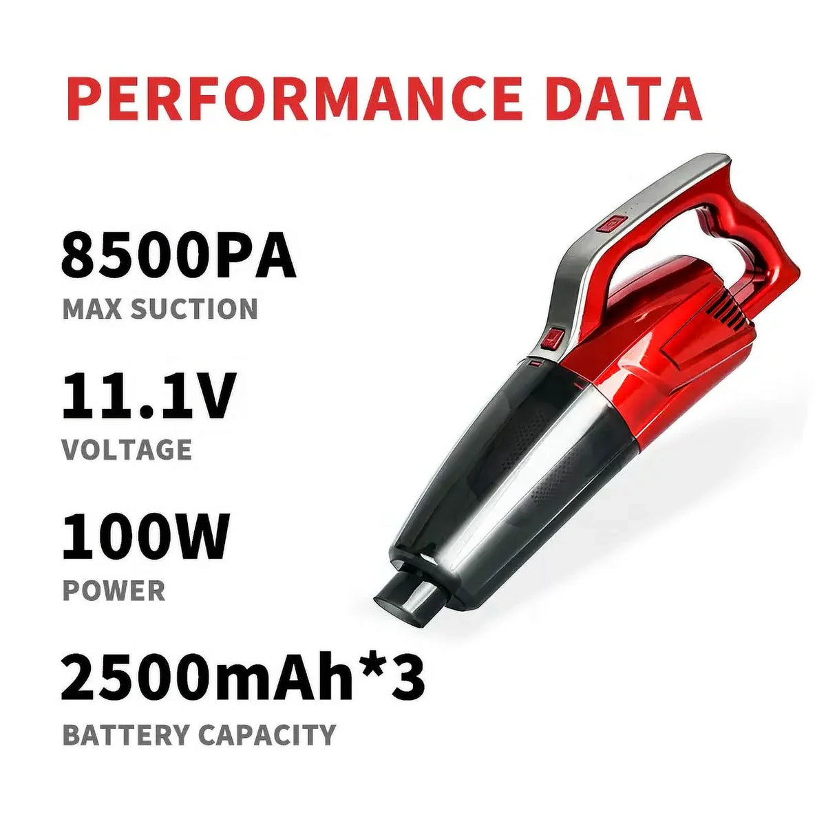 Wireless Handheld Portable Vacuum Cleaner 8500PA P3564