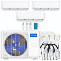 39,000 BTU 3 Zone Ductless Mini Split Air Conditioner and Heat Pump E9620
