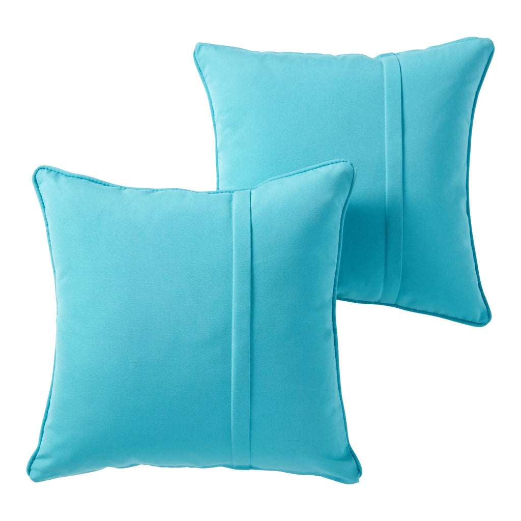 Red Sunbrella Fabric Outdoor Throw Pillow 2-Pack X3529