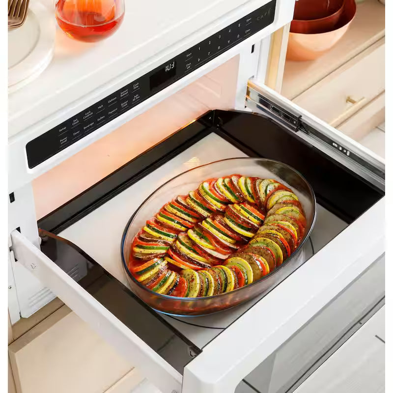 Built-In Microwave Drawer in Stainless Steel with Sensor Cooking D713176
