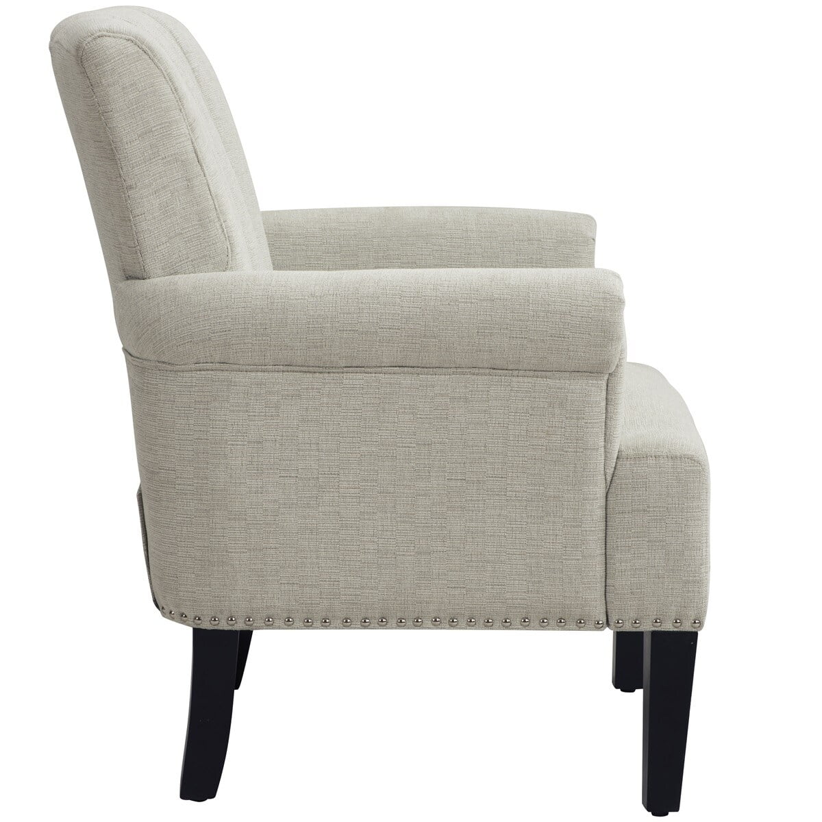Navy Blue Polyester Tufted Accent Armchair W502