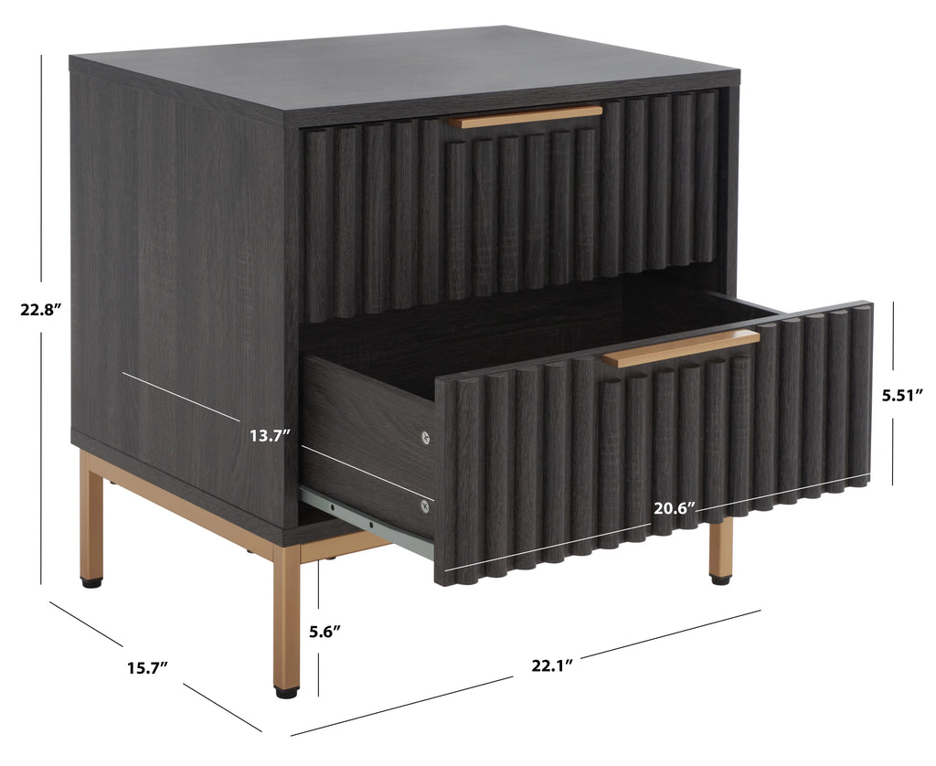 2 Drawer Nightstand K8140