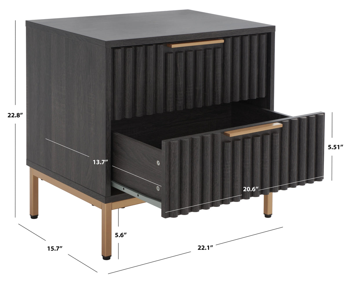 2 Drawer Nightstand K8140