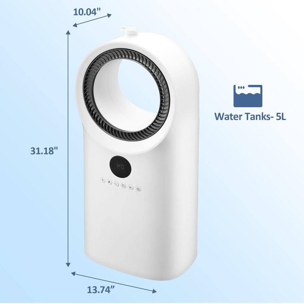 Portable Air Conditioner Cooler Fan Humidifier White E69548