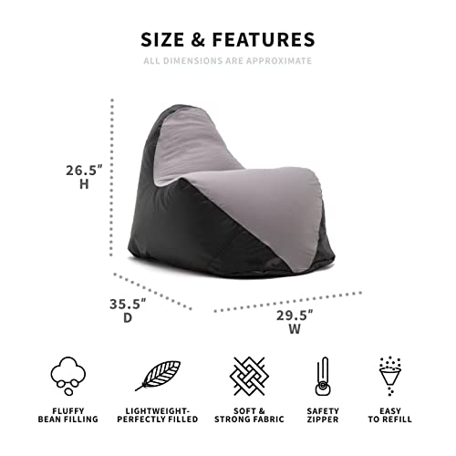Tangerine Bean Bag Chair S104