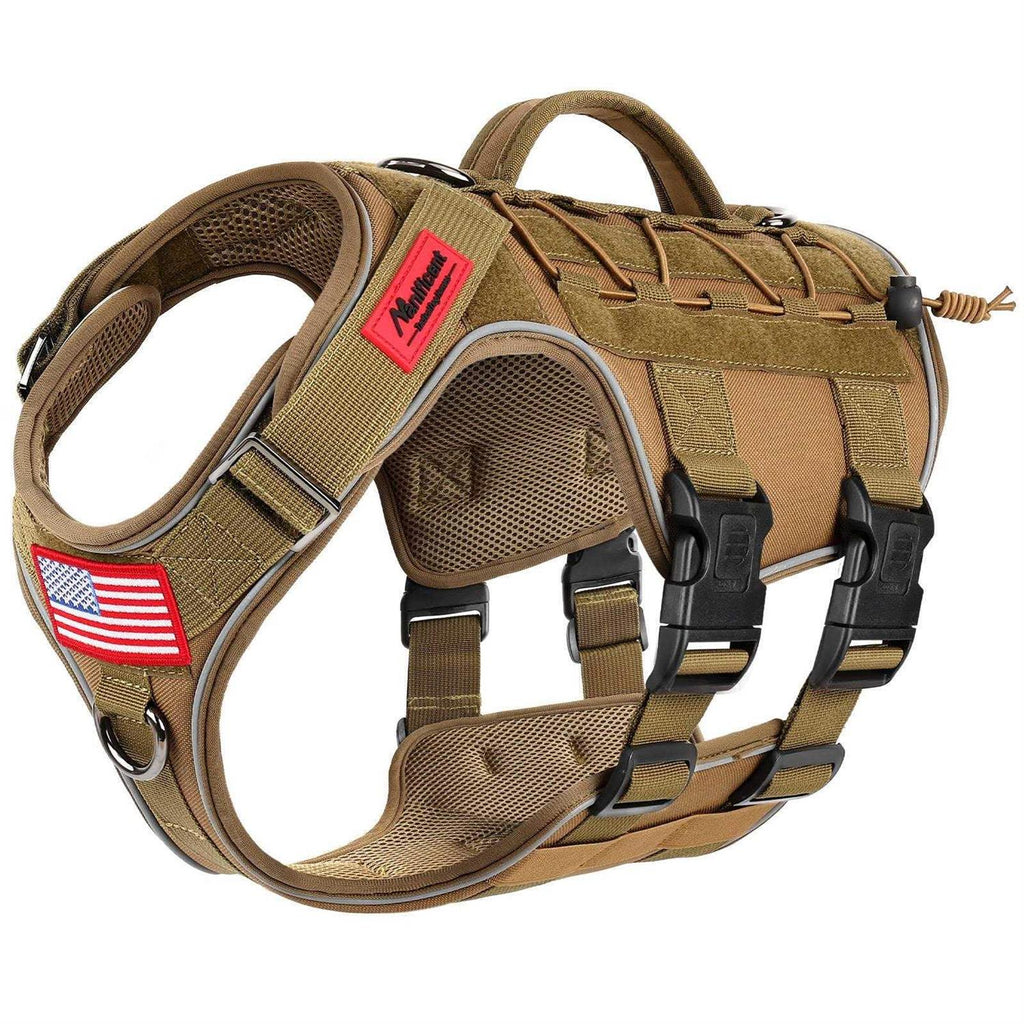 Tactical Dog Harness Reflective No Pull with Handle S507956