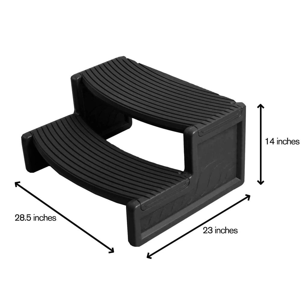 Black Hot Tub Stairs L8156