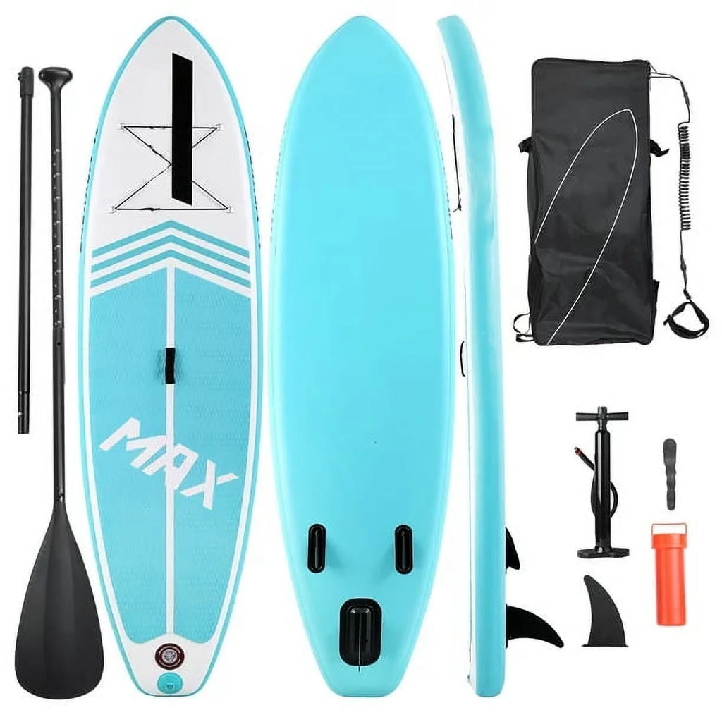 Inflatable Stand up Paddle Board with Triple Action Pump Green D675