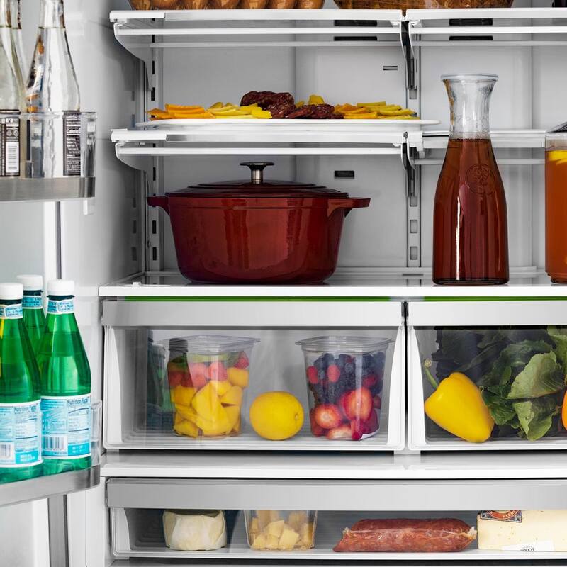 36 in. 4-Door French Door Refrigerator with Ice Maker in Stainless Steel O14451