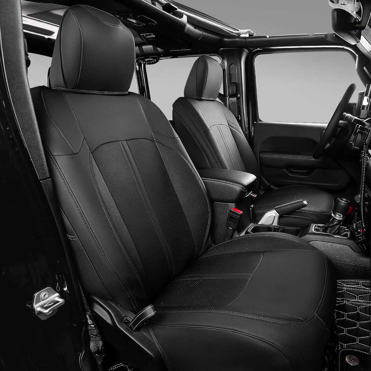 PU Leather Car Seat Covers Front and Back X465373