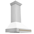 36 in. 700 CFM Ducted Wall Mount Range Hood in Stainless Steel V80504