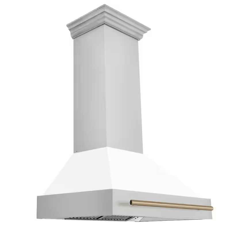 36 in. 700 CFM Ducted Wall Mount Range Hood in Stainless Steel V80504