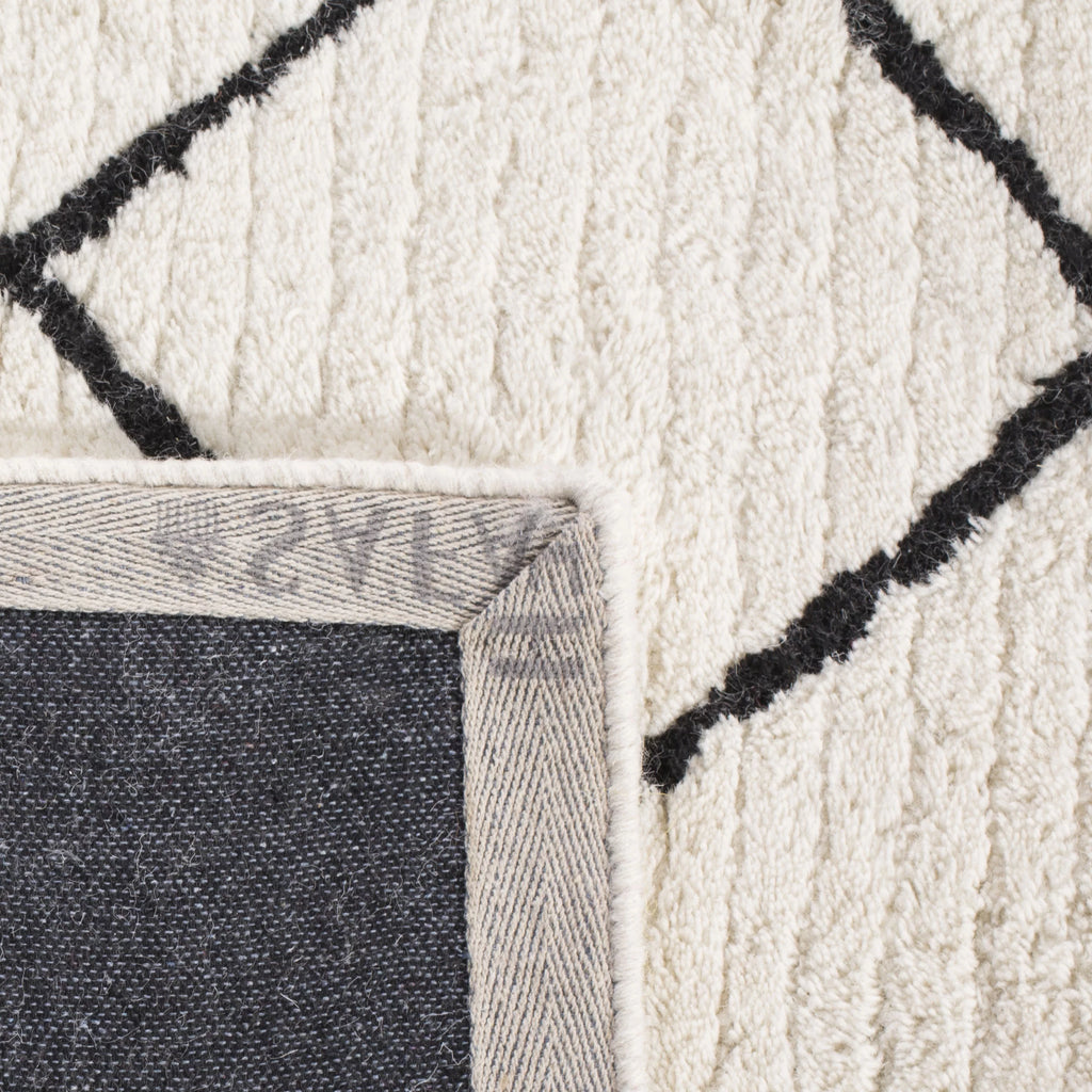 Shag Abstract Moroccan Area Rug or Runner Z84087