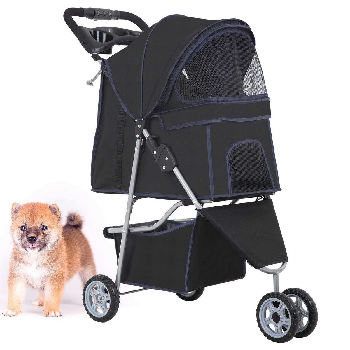 Pet Stroller Folding Carrier K670