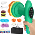 Cordless Car Polisher, 4inch 2500-6000 RPM Orbital Polisher with 8 Pads E882225