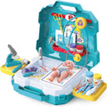 Stainless Steel Toy Medical Tools Set with Carrying Case F410