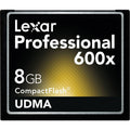 8 GB 600x CompactFlash Flash Memory Card D6721