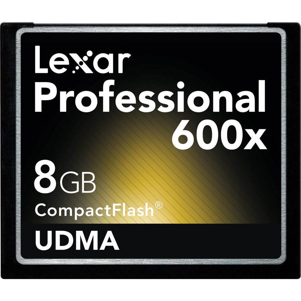 8 GB 600x CompactFlash Flash Memory Card D6721