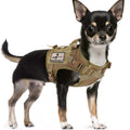 Adjustable MOLLE Dog Training Harness with Rubber Handle Y349822