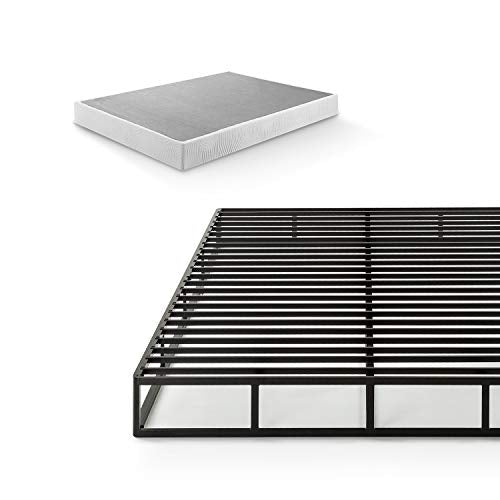 Queen White 9 Inch Metal Box Spring L850976