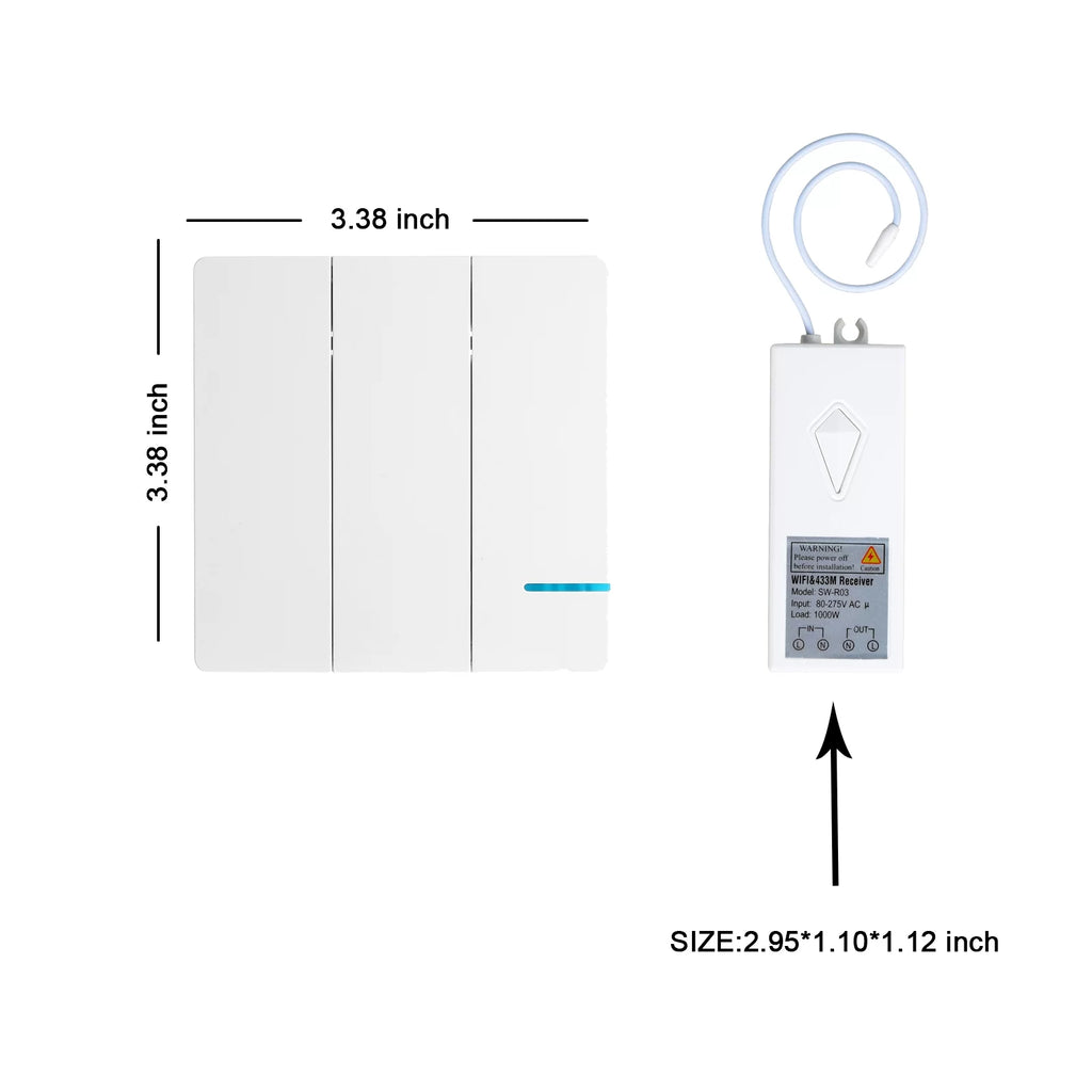 WiFi Wall Wireless 3-gang Switch N715