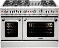 48 In. Gas Range in Stainless Steel, 6 Sealed Burners with BBQ Grill H161309