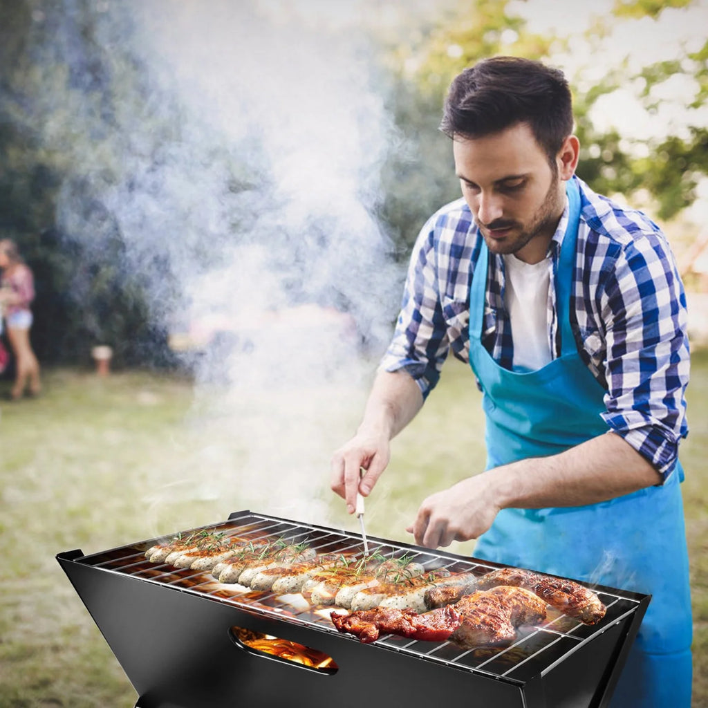 Charcoal BBQ Portable Foldable Grill J693238