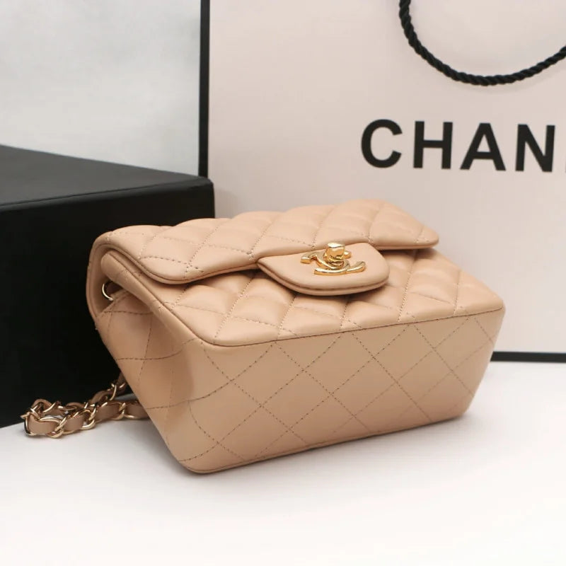 Lambskin Flap Bag V62505