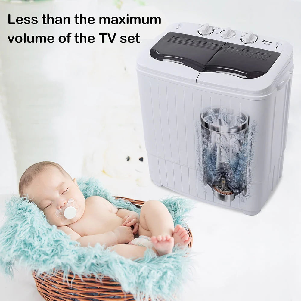 Portable Semi-Automatic Washer 14.3 lb Capacity D2415