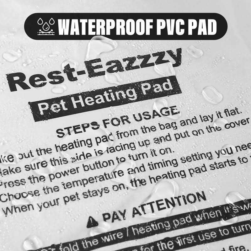 Pet Heating Pad with Removable Cover N767231
