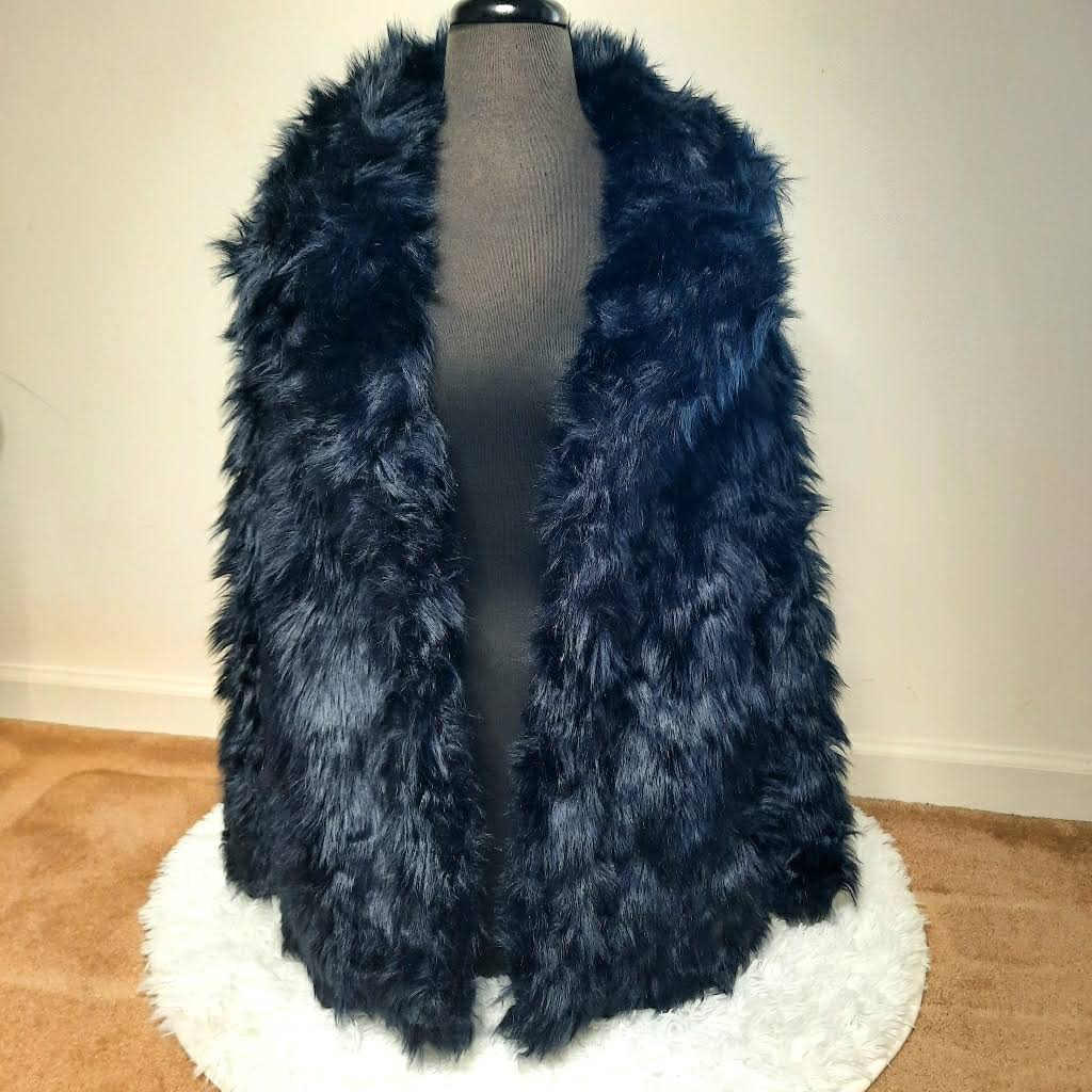 Womens Shaggy Faux Fur Coat P5569