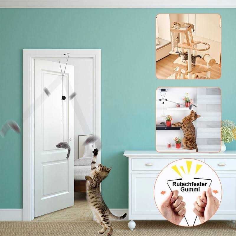 Hanging Door Cat Mouse Toys V231