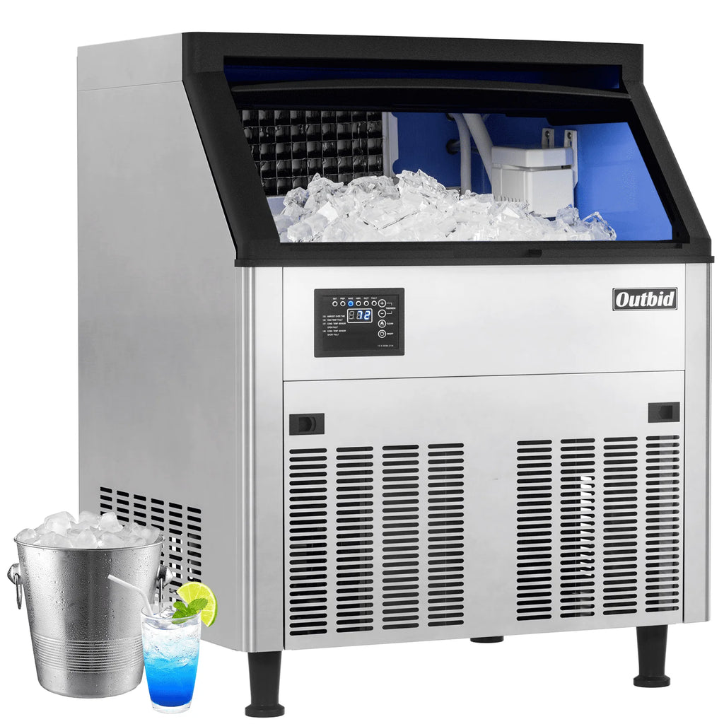 26" Stainless Steel Undercounter Ice Machine with 90 LBS Bin Y959