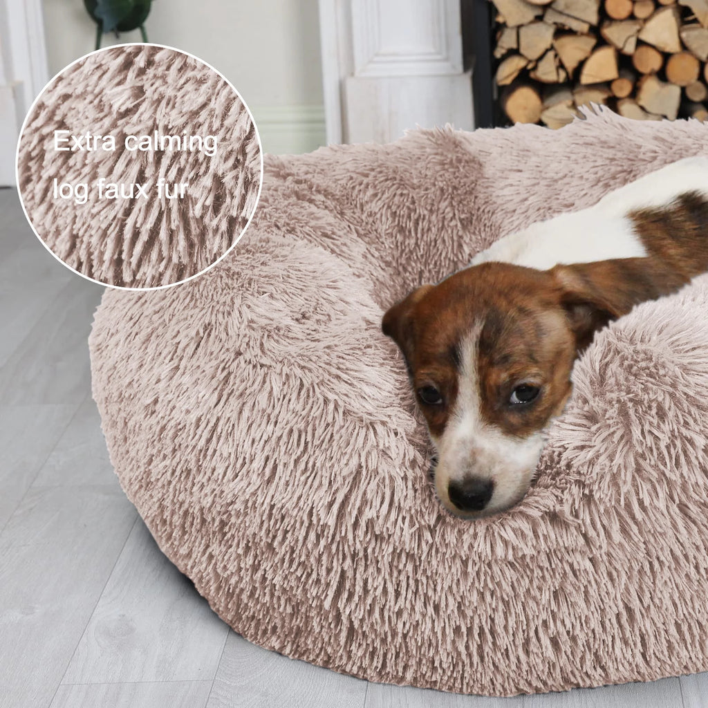 23in Washable Round Dog Bed M53158