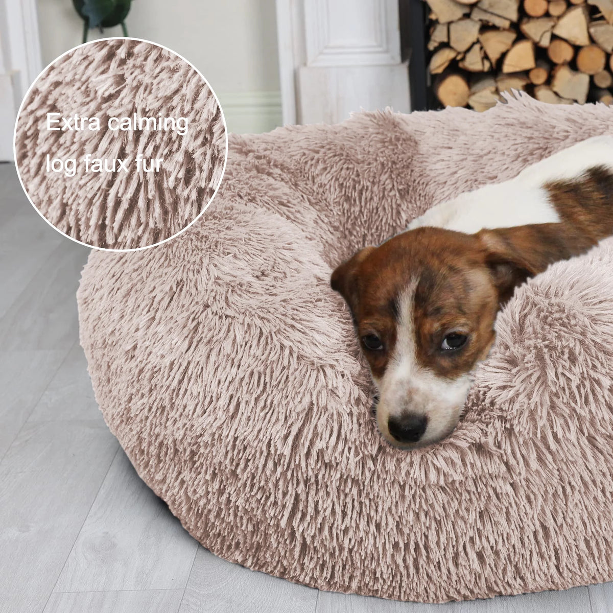 23in Washable Round Dog Bed M53158