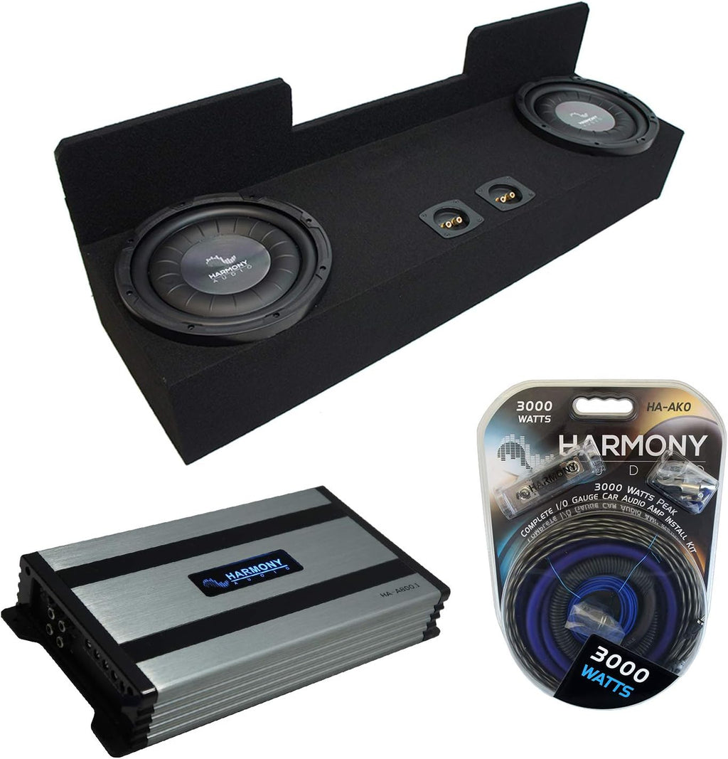 Dual 12 Sub Box with Amp K3941