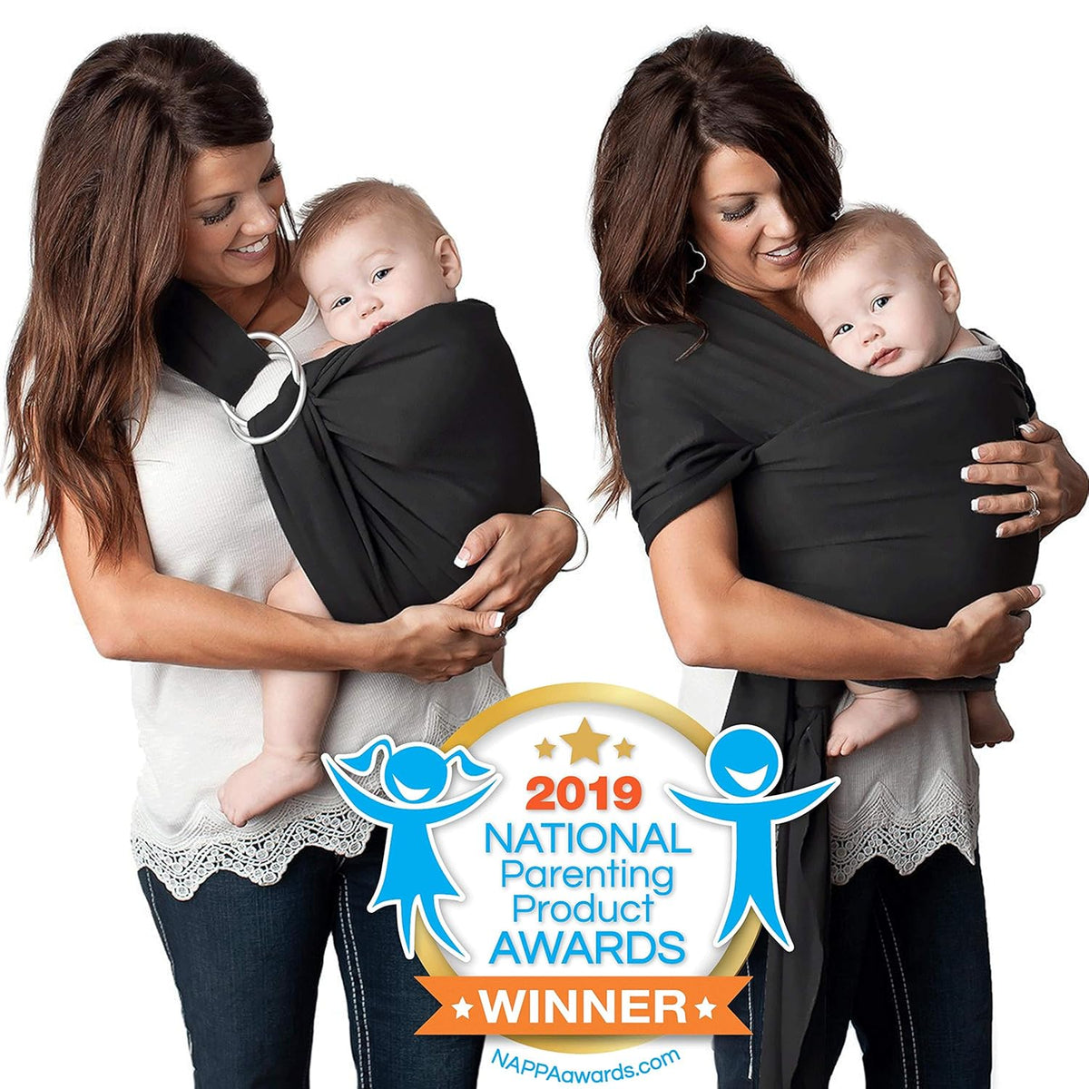 4-in-1 Baby Wrap Carrier & Baby Sling Carrier Pack of 2 U2163