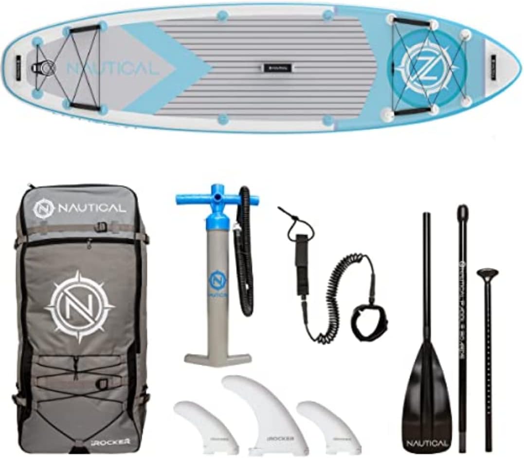 10' Inflatable Stand Up Paddle Board with Roller Bag G9876