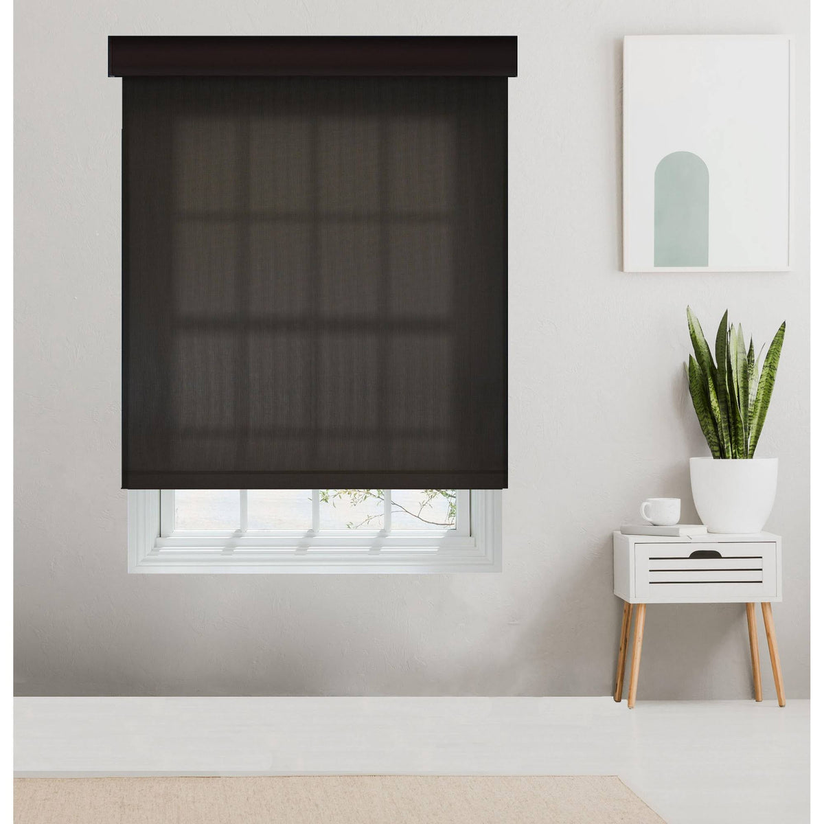 Custom Cordless Solar Roller Shade M881