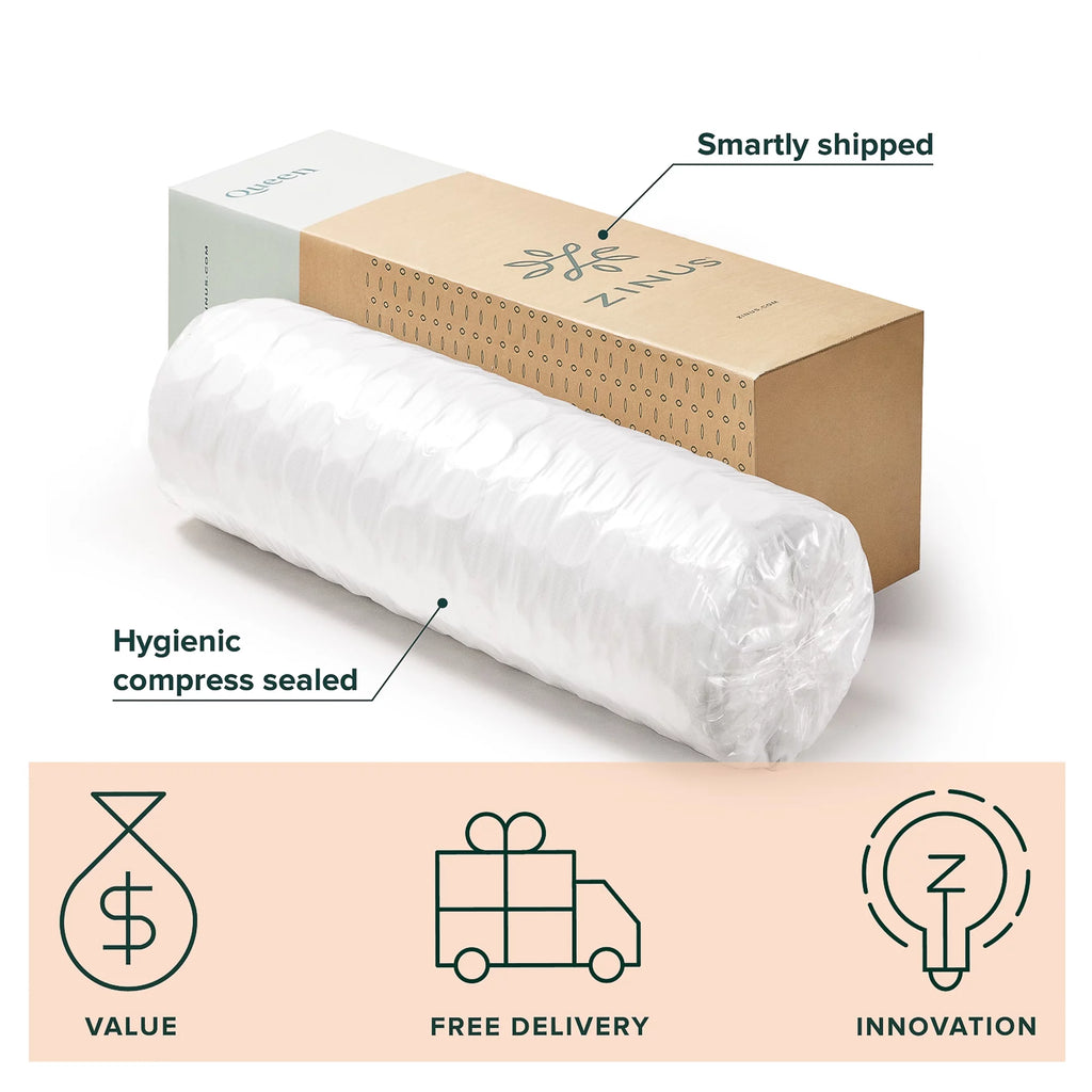 8 Quilted Hybrid Foam and Pocket Spring Mattress Full I246