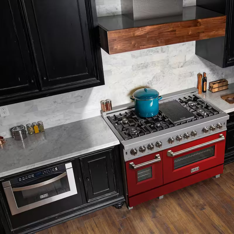 7 Burner Dual Fuel Range with Double Oven F5978
