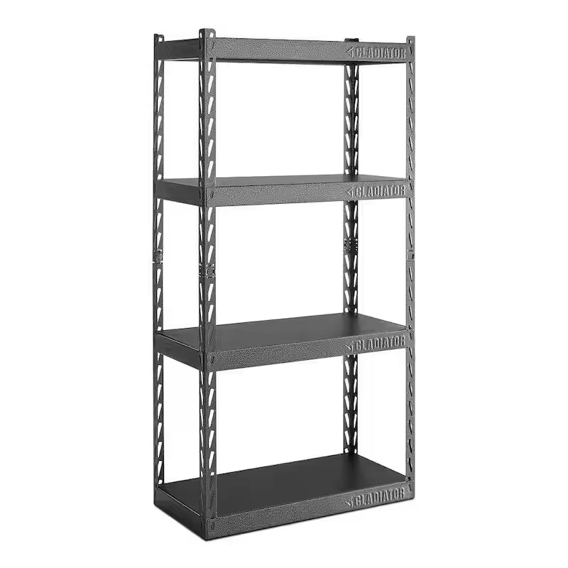 4-Tier Steel Garage Storage Shelving Unit F677214