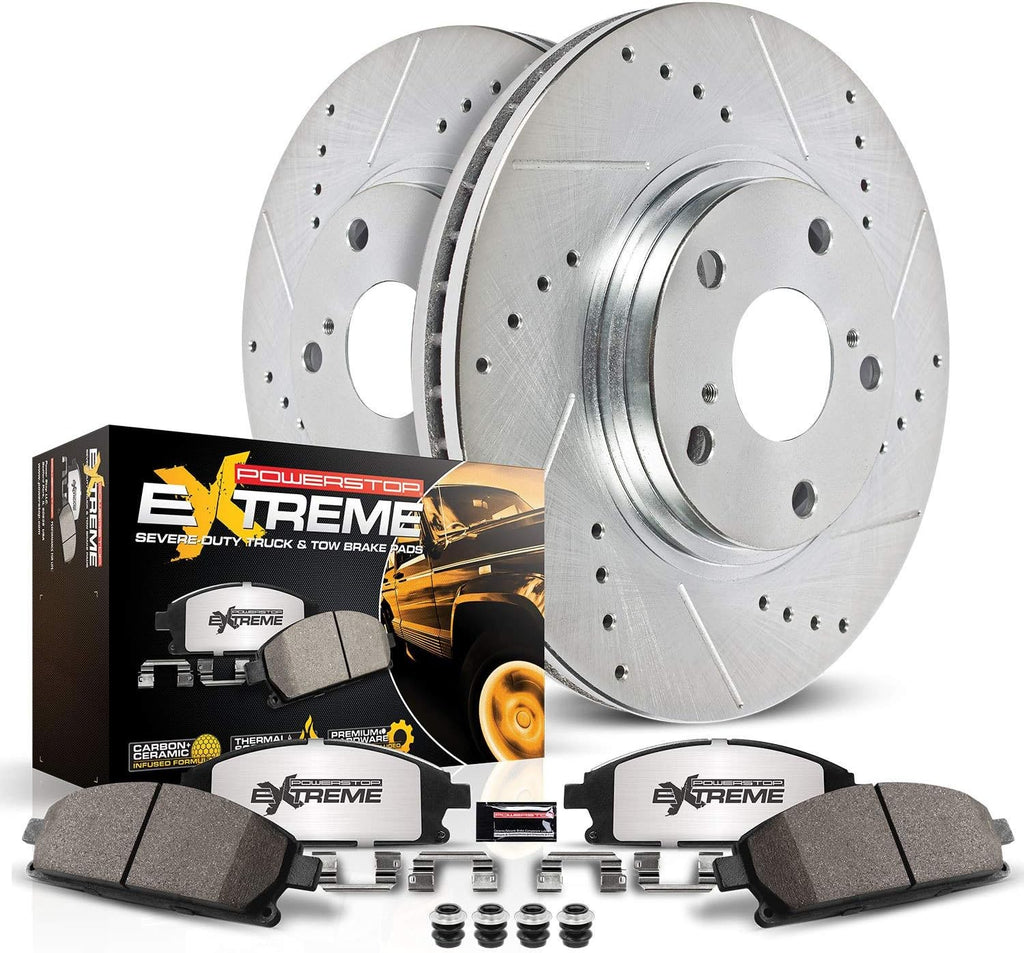 Rear Z36 Truck & Tow Carbon Fiber Ceramic Brake Kit C777